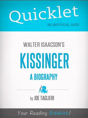 cover image of Quicklet on Walter Isaacson's Kissinger